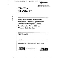 TIA ANSI/TIA/EIA-678