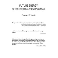 Future Energy: Opportunities and Challenges