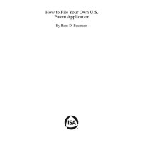 How to File Your Own U.S. Patent Application