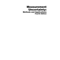 Measurement Uncertainty - Methods and Applications