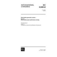 IEC 61400-12 Ed. 1.0 en:1998