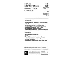 IEC 60169-10 Amd.2 Ed. 1.0 b:1996