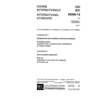 IEC 60268-12 Amd.2 Ed. 2.0 b:1994