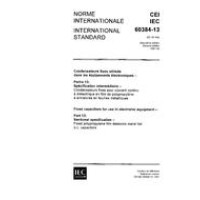 IEC 60384-13 Ed. 2.0 b:1991