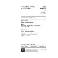 IEC 60825-1 Amd.2 Ed. 1.0 en:2001