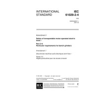 IEC 61029-2-4 Amd.1 Ed. 1.0 en:2001