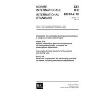 IEC 60730-2-19 Ed. 1.1 b:2001